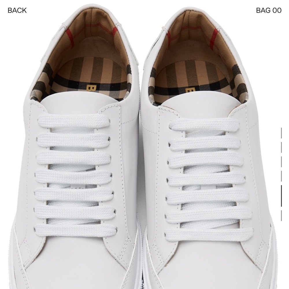 Burberry salmond white sneaker low top